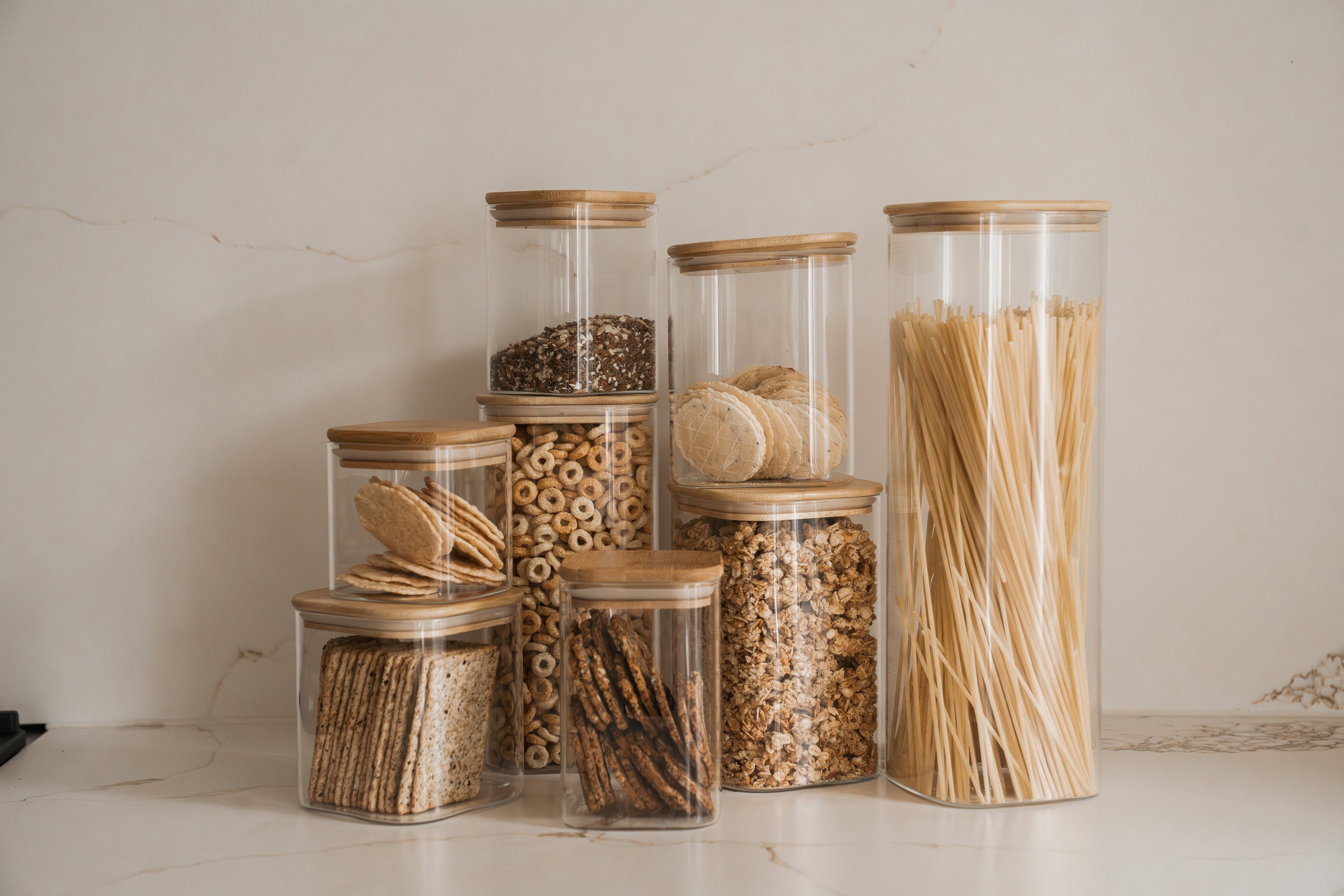 Glass Pantry Storage Containers