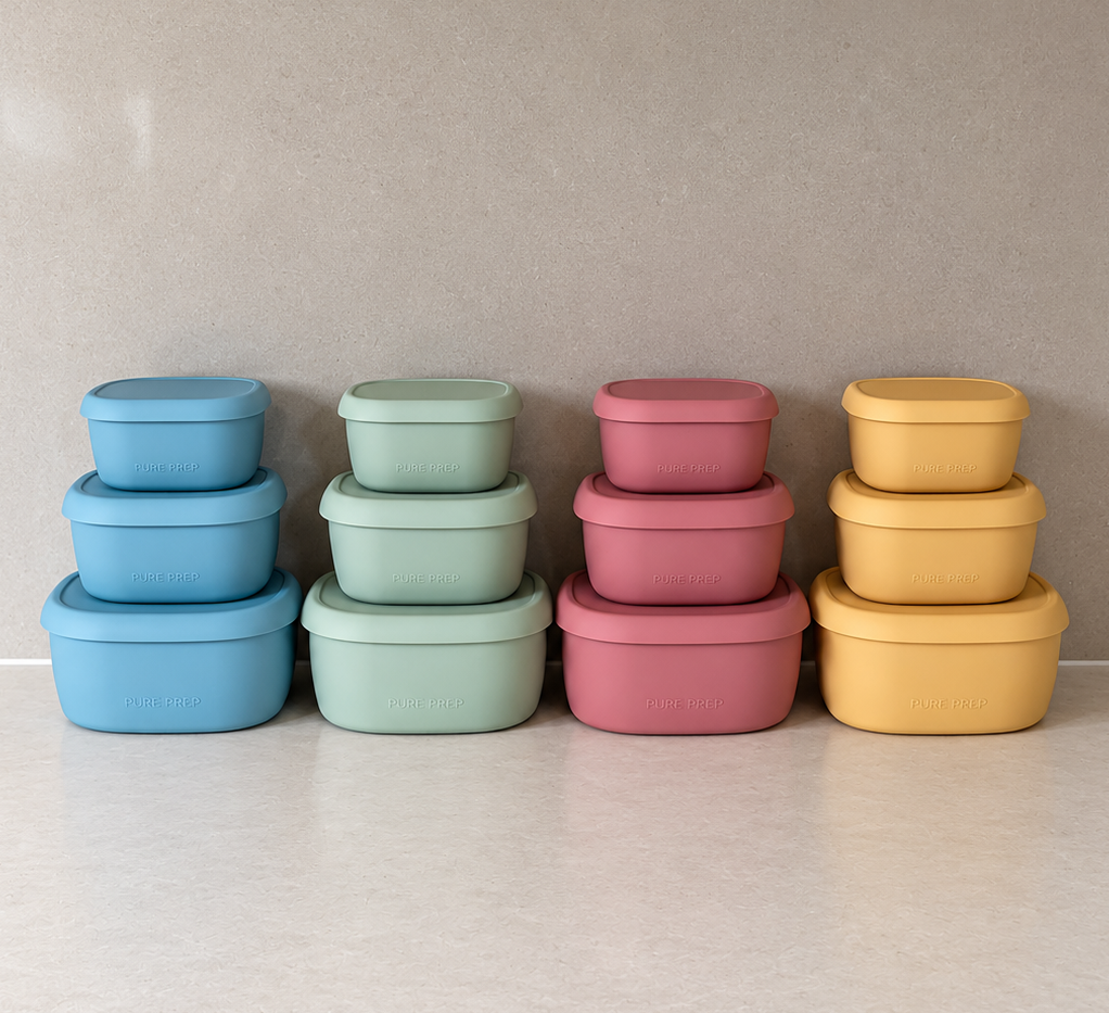 Smart Stack Silicone Containers