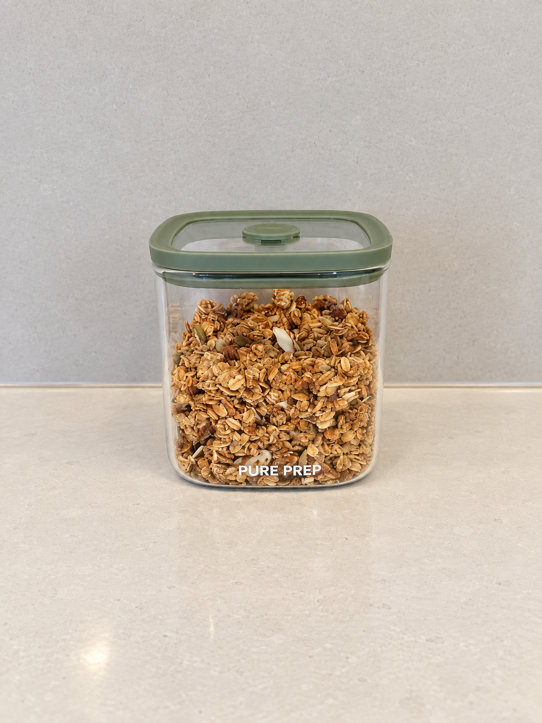 Small Square Glass Container