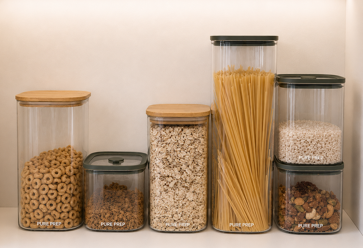 Medium Square Glass Container